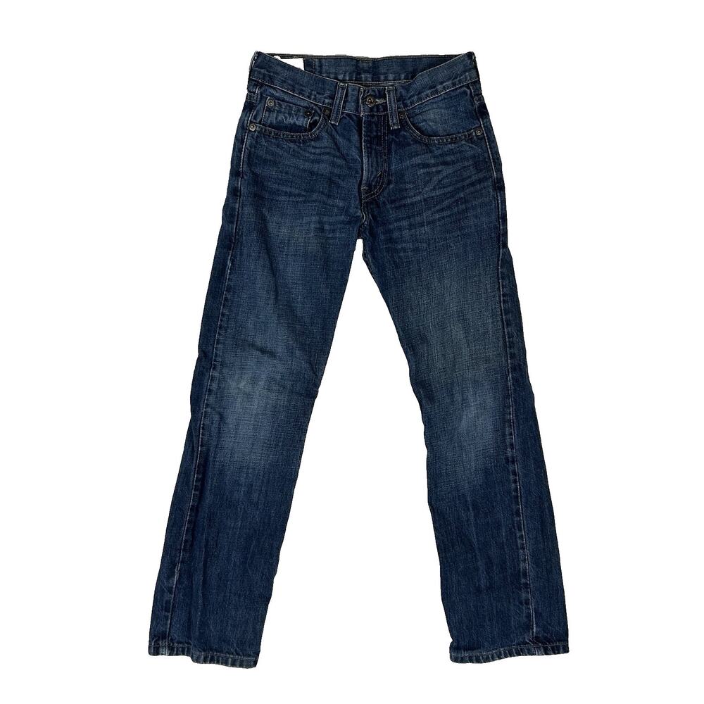 Levi’s 514 Slim Straight Leg Jeans Boys Size 10 Reg 25x25 Blue Denim Casual Kids